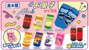 【大特価】お菓子ソックス ソックス おかし 19-24cm キッズ レディース