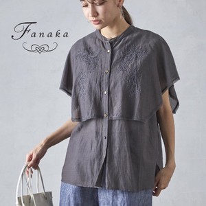 【SDギャザリング】【Fanaka2024SS新作】シアケープ刺繍ブラウス