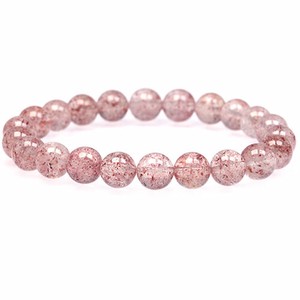 Gemstone Bracelet Crystal Pink