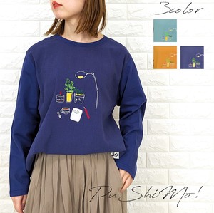 T-shirt Color Palette Pullover Natural Switching Cut-and-sew