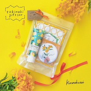 【mifull】tokimeki gift set キンモクセイ ハンドクリーム 入浴剤 あぶらとり紙