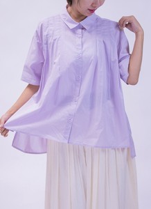 Button Shirt/Blouse Plain Color Summer Spring Cool Touch NEW