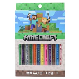 【鉛筆】Minecraft 色鉛筆 12色セット