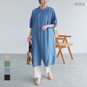 Casual Dress Long Cotton Linen Puff Sleeve One-piece Dress 【2024NEW】
