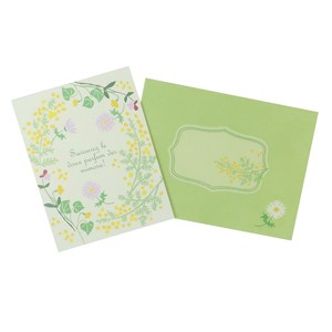 Greeting Card Wreath Mimosa