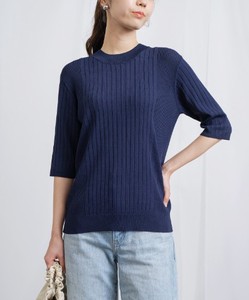 [SD Gathering] Sweater/Knitwear Pullover Ribbed Knit 5/10 length