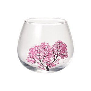 冷感桜　ゆらゆらグラス