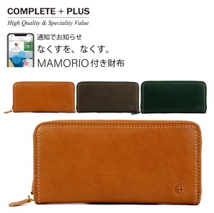 Long Wallet Cattle Leather Round Fastener Leather Genuine Leather M Men's