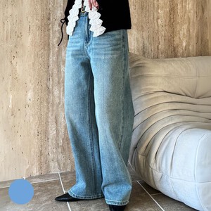 Denim Full-Length Pant High-Waisted Denim Vintage Straight 2024 Spring/Summer