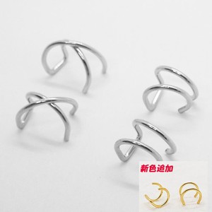 Gold/Silver Design Earrings sliver Stainless Steel Ear Cuff Rings