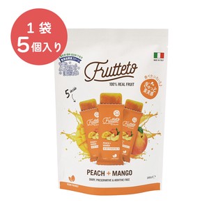 【NEW】FRUTTETO ピーチ＆マンゴー(5個入り)  アイスキャンディー
