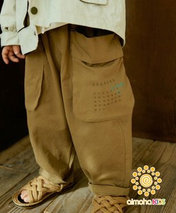 《 aimoha KIDS 》ポケットデザインパンツ カーゴパンツ キッズ ワークパンツ 綿 子供 ズボン