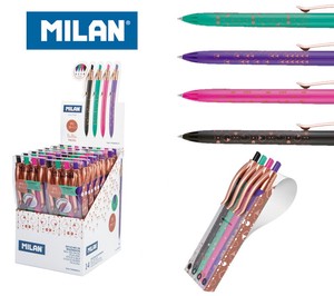 MILANP1 COPPER  ボールペン【4色セット】（スペイン・輸入・文房具・文具）