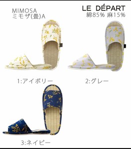 Slippers Slipper Mimosa Made in Japan