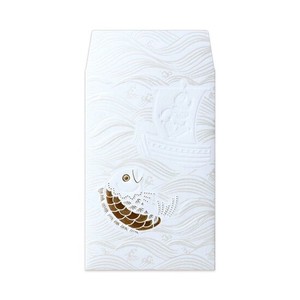 Envelope Foil Stamping Pochi-Envelope Sea Bream Made in Japan