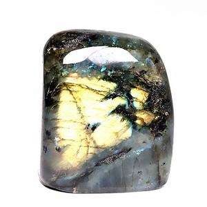 Labradorite マダガスカル産 ラブラドライト 置物 研磨石【FOREST 天然石 パワーストーン】