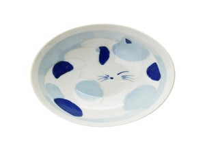 Small Plate Blue Made in Japan