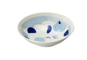 Side Dish Bowl Blue Made in Japan