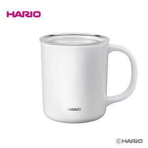 2024 年新作『HARIO』 セラミックコーティング 真空二重保温マグ 350mL CMG-350-W（ハリオ）