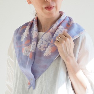 Thin Scarf Reversible Gift Presents 2024 Spring/Summer