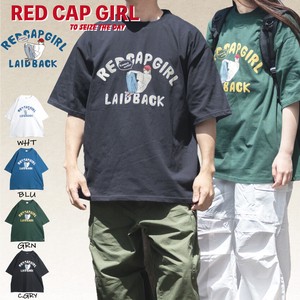 T-shirt Plainstitch Pudding Front RED CAP GIRL