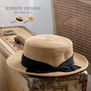 Hat Polyester Spring/Summer Side Ribbon