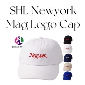 SHL NEWYORK MAG LOGO刺繍 CAP -（NewhattanBODY）21601