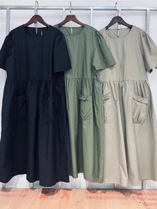 Casual Dress L One-piece Dress M Peplum Switching 2024 Spring/Summer