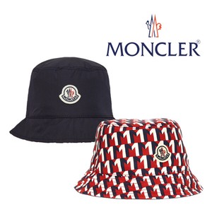 MONCLER メンズ バケットハット 帽子 NAVY リバーシブル モンクレール