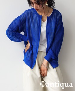 Antiqua Cardigan Long Sleeves Tops Cardigan Sweater Openwork Ladies' NEW