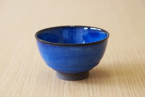 青釉流し 蒼 飯碗 波佐見焼 日本製 茶碗 お茶碗