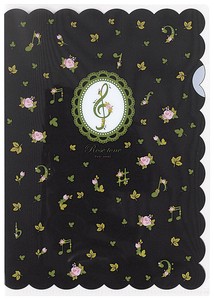 Store Supplies File/Notebook Plastic Sleeve A5 Music