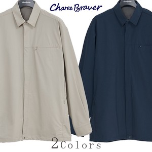 Button Shirt Water-Repellent Stretch Blouson 4-way Made in Japan