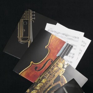 Store Supplies File/Notebook Plastic Sleeve Music