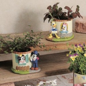 Desney Pot/Planter Mickey Minnie Daisy