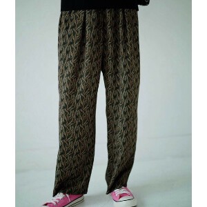 Full-Length Pant Bottoms Printed Tuck Pants Ladies Spring/Summer