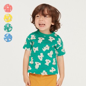 Kids' Short Sleeve T-shirt Pudding Koala Gull Giraffe Made in Japan