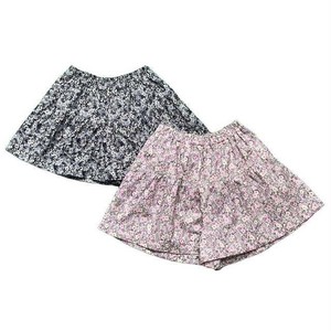 Kids' Skirt Floral Pattern 100 ~ 140cm Made in Japan