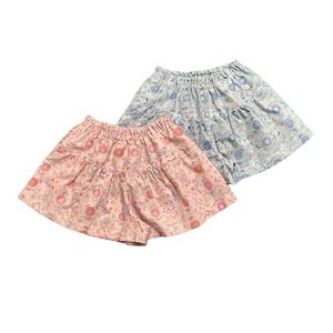 Kids' Skirt Floral Pattern 100 ~ 140cm Made in Japan