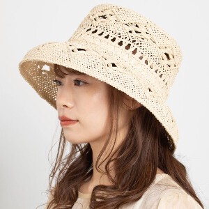 Hat Plain Color Spring/Summer Openwork Ladies'