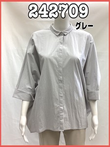 Button Shirt/Blouse Dolman Sleeve Tops Buttons Ladies' 2024 NEW
