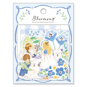 Stickers Blue Blooming Stickers