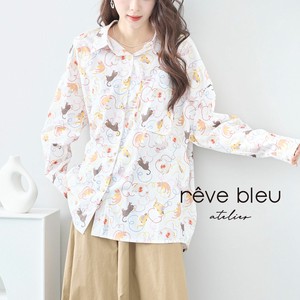Button Shirt/Blouse Lovely L 【2024NEW】