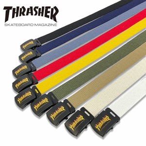 THRASHER　カラーロゴプリントGIデザインベルト　日本製