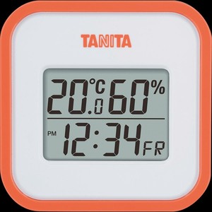 TANITA タニタ デジタル温湿度計 TT-558 オレンジ