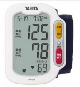 TANITA タニタ BP-213 手首式血圧計 ホワイト BP-213-WH