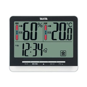 TANITA タニタ デジタル温湿度計 TT-538BK