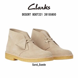 CLARKS(クラークス)チャッカブーツ デザートブーツ ハイカット 革靴 スエード メンズ 26155800