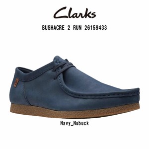 CLARKS(クラークス)モカシン シューズ シェイカー ヌバック ブルー ネイビー カジュアル 26159433