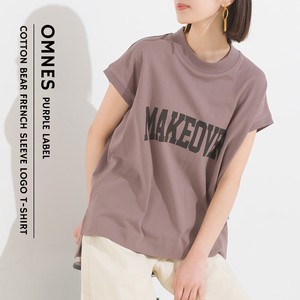 T-shirt French Sleeve Cotton 2024 Spring/Summer